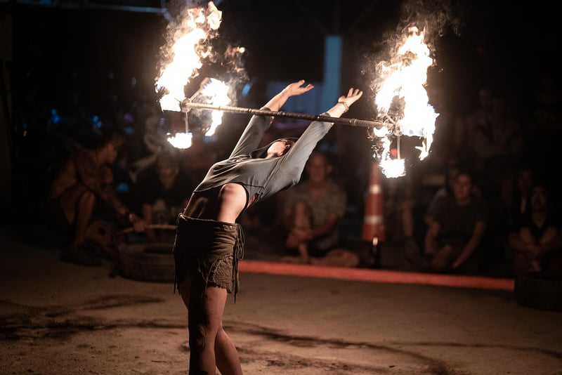 Fire performer